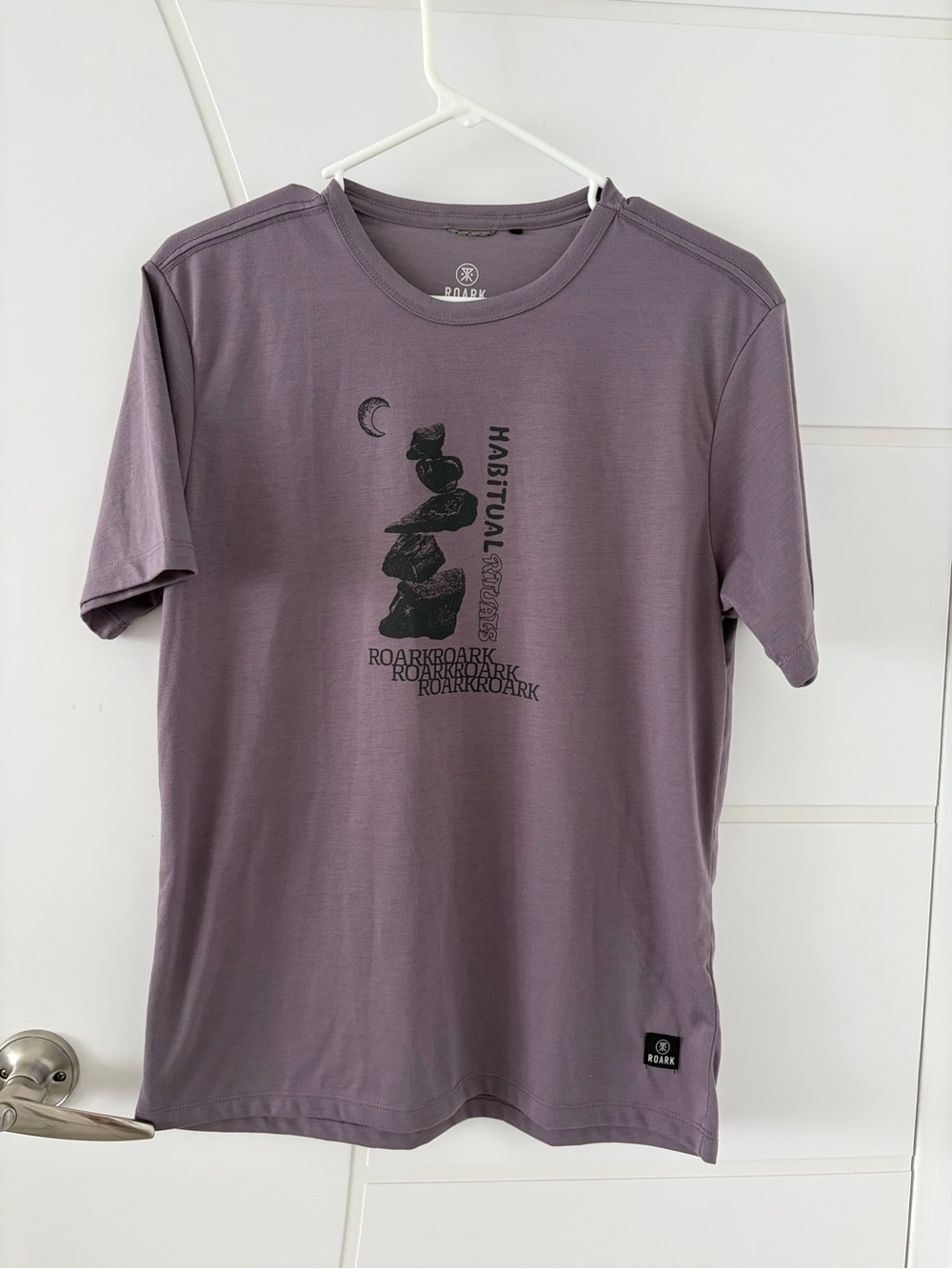 Roark Short Sleeve Graphic Tee in Dusty Mauve
